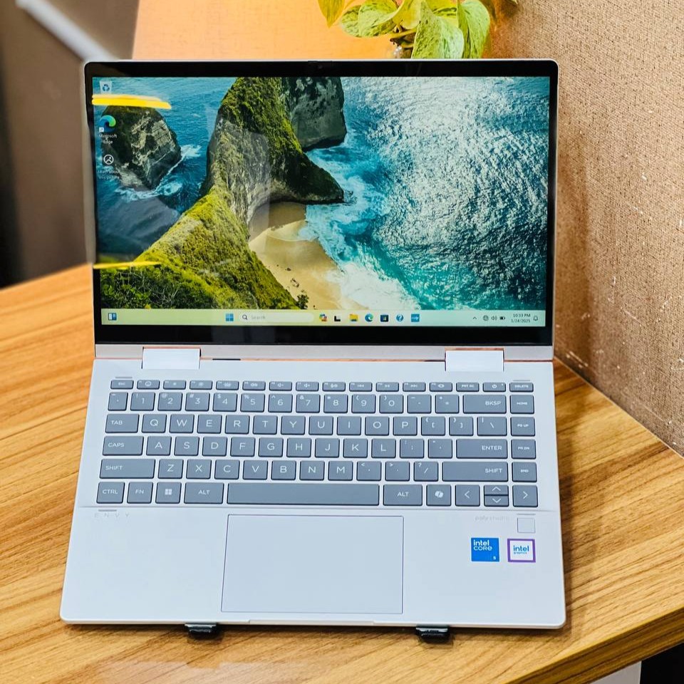 لپ تاپ استوک 14 اینچی اچ پی مدل HP Envy X360 14 Core 5 120U 8GB 512GB Intel Iris Xe مشخصات، قیمت و خرید لپ تاپ استوک 14 اینچی اچ پی مدل HP Envy X360 14 Core 5 120U 8GB 512GB Intel Iris Xe