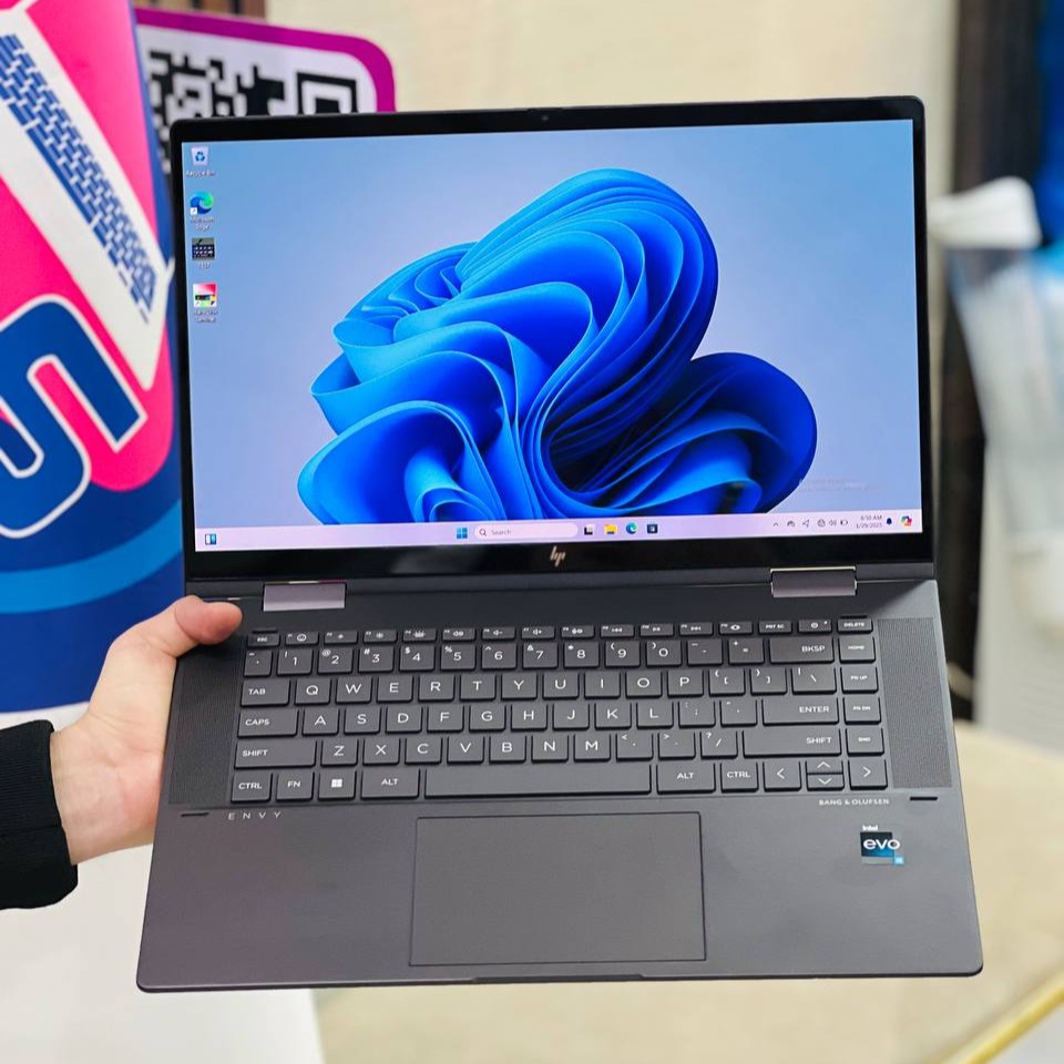 لپ تاپ استوک 15.6 اینچی اچ پی مدل HP Envy 15 X360 i5 1335U 16GB 512GB Intel Iris Xe Touch مشخصات، قیمت و خرید لپ تاپ استوک 15.6 اینچی اچ پی مدل HP Envy 15 X360 i5 1335U 16GB 512GB Intel Iris Xe Touch