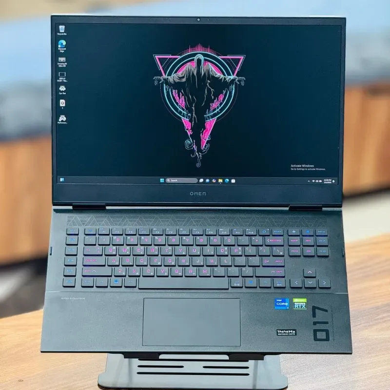 لپ تاپ استوک 17.3 اینچی اچ پی مدل HP OMEN 17 i7 12700H 16GB 1TB NVIDIA RTX 3070 ti 144Hz مشخصات، قیمت و خرید لپ تاپ استوک 17.3 اینچی اچ پی مدل HP OMEN 17 i7 12700H 16GB 1TB NVIDIA RTX 3070 ti 144Hz