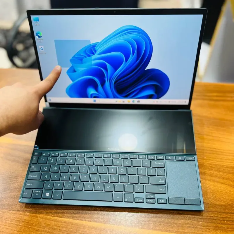 لپ تاپ استوک 14 اینچی ایسوس مدل Asus ZenBook Duo 14 UX482EAR i5 1155G7 16GB 512GB Intel Iris Xe مشخصات، قیمت و خرید لپ تاپ استوک 14 اینچی ایسوس مدل Asus ZenBook Duo 14 UX482EAR i5 1155G7 16GB 512GB Intel Iris Xe