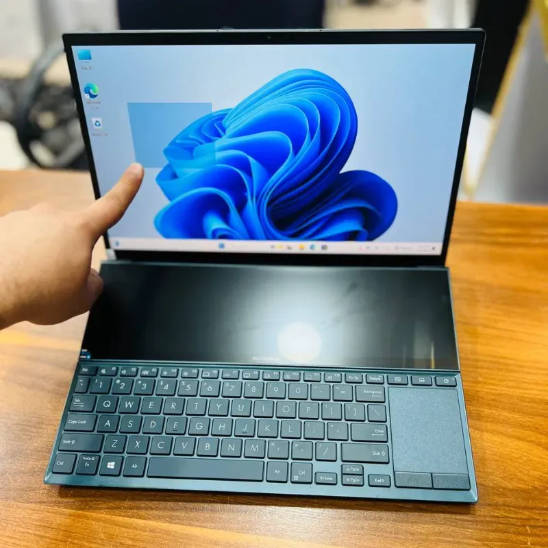 لپ تاپ استوک 14 اینچی ایسوس مدل Asus ZenBook Duo 14 UX482EG i7 1165G7 32GB 1TB NVIDIA MX450 مشخصات، قیمت و خرید لپ تاپ استوک 14 اینچی ایسوس مدل Asus ZenBook Duo 14 UX482EG i7 1165G7 32GB 1TB NVIDIA MX450