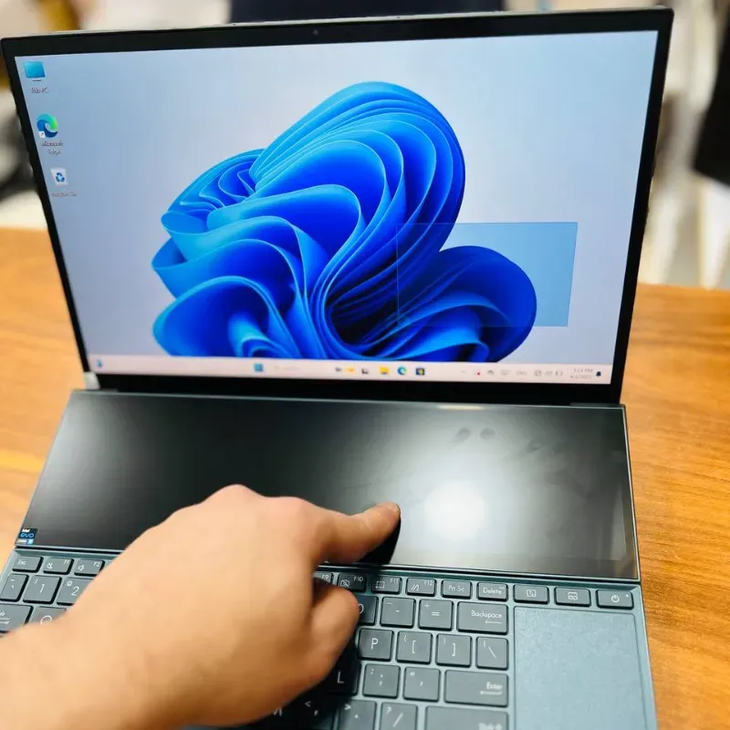 لپ تاپ استوک 14 اینچی ایسوس مدل Asus ZenBook Duo 14 UX482EAR i5 1155G7 16GB 512GB Intel Iris Xe مشخصات، قیمت و خرید لپ تاپ استوک 14 اینچی ایسوس مدل Asus ZenBook Duo 14 UX482EAR i5 1155G7 16GB 512GB Intel Iris Xe