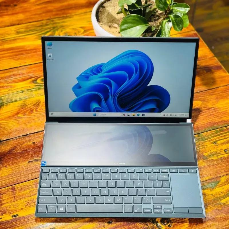 لپ تاپ استوک 14 اینچی ایسوس مدل Asus Zenbook Dou 14 UX482Eg i7 1165G7 32GB 512GB MX450 مشخصات، قیمت و خرید لپ تاپ استوک 14 اینچی ایسوس مدل Asus Zenbook Dou 14 UX482Eg i7 1165G7 32GB 512GB MX450
